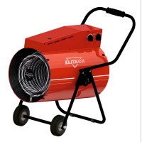 Пушка тепловая электрическая ELITECH ТВ 24ЕКТ 380В,11000-22000Вт,поток-1600м3\ч,термостат,силовой разъем