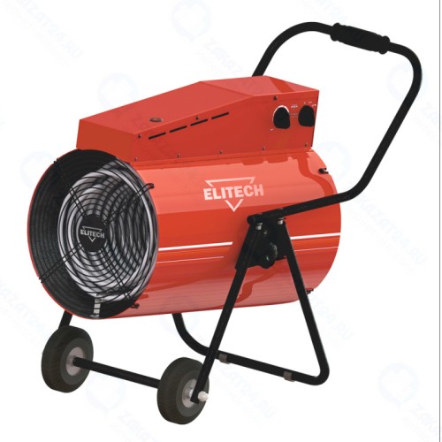 Пушка тепловая электрическая ELITECH ТВ 24ЕКТ 380В,11000-22000Вт,поток-1600м3\ч,термостат,силовой разъем