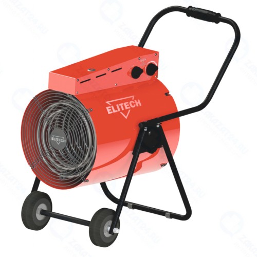 Пушка тепловая электрическая ELITECH ТВ 15ЕКТ 380В,9000-15000Вт,поток-1400м3\ч,термостат,силовая вилка+розетка