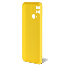 Силиконовый чехол для Xiaomi Redmi 10C DF xiCase-64 (yellow)