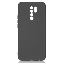Силиконовый чехол с микрофиброй для Xiaomi Redmi 9 DF xiOriginal-12, black