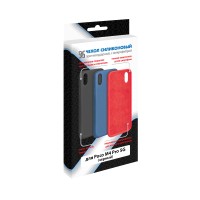 Силиконовый чехол с микрофиброй для Poco M4 Pro 5G DF poOriginal-05 (черный)
