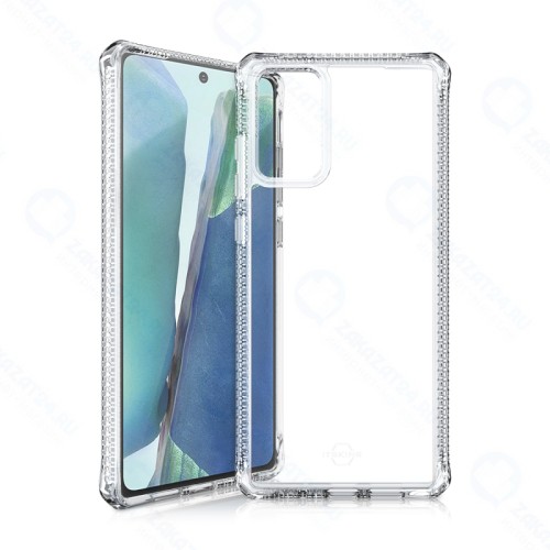 Антибактериальный чехол-накладка ITSKINS HYBRID CLEAR для Samsung Galaxy Note 20 прозрачный (SG2N-HBMKC-TRSP)