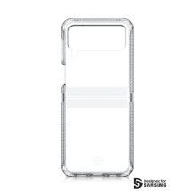 Антибактериальный чехол-накладка ITSKINS HYBRID CLEAR для Samsung Galaxy Z Flip3, прозрачный Антибактериальный чехол-накладка ITSKINS HYBRID CLEAR для Samsung Galaxy Z Flip3, прозрачный