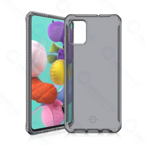 Антибактериальный чехол-накладка ITSKINS SPECTRUM CLEAR для Samsung Galaxy A51 дымчатый (SG51-SPECM-SMOK)