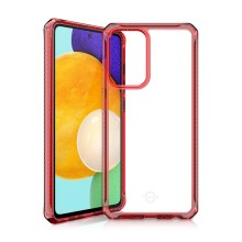 Антибактериальный чехол-накладка ITSKINS HYBRID CLEAR для Samsung Galaxy A52, красный/прозрачный (SG52-HBMKC-RATR) Антибактериальный чехол-накладка ITSKINS HYBRID CLEAR для Samsung Galaxy A52, красный/прозрачный (SG52-HBMKC-RATR)