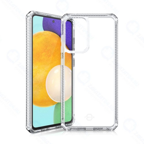Антибактериальный чехол-накладка ITSKINS HYBRID CLEAR для Samsung Galaxy A52, прозрачный (SG52-HBMKC-TRSP)