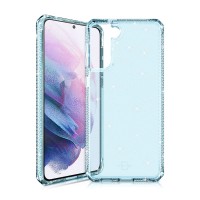 Антибактериальный чехол-накладка ITSKINS HYBRID SPARK для Samsung Galaxy S21+, голубой (SG3P-HYSPA-BLUE)