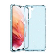 Антибактериальный чехол-накладка ITSKINS HYBRID SPARK для Samsung Galaxy S21, голубой (SG3S-HYSPA-BLUE) Антибактериальный чехол-накладка ITSKINS HYBRID SPARK для Samsung Galaxy S21, голубой (SG3S-HYSPA-BLUE)