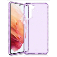 Антибактериальный чехол-накладка ITSKINS HYBRID SPARK для Samsung Galaxy S21+, сиреневый (SG3P-HYSPA-LIPP)
