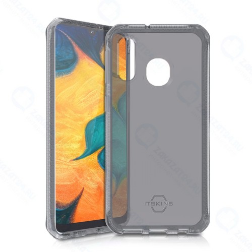 Антибактериальный чехол-накладка ITSKINS SPECTRUM CLEAR для Samsung Galaxy A40 чёрный (SG04-SPECM-BLCK)
