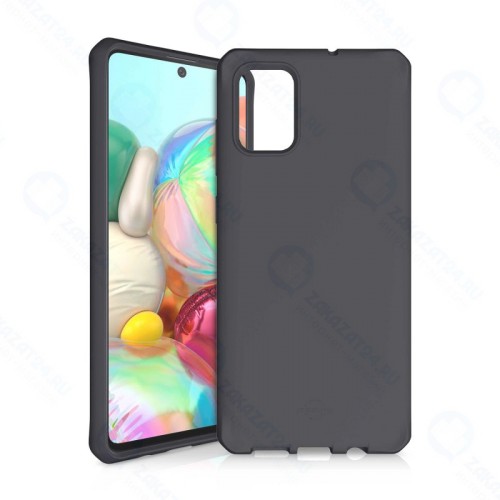 Антибактериальный чехол-накладка ITSKINS SPECTRUM SOLID для Samsung Galaxy A71 чёрный (SG71-SPEPR-PBLK)