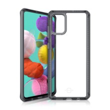 Чехол-накладка ITSKINS HYBRID FROST (MKII) для Samsung Galaxy A51 прозрачный/чёрный (SG51-HYBMK-BKTR) Чехол-накладка ITSKINS HYBRID FROST (MKII) для Samsung Galaxy A51 прозрачный/чёрный (SG51-HYBMK-BKTR)