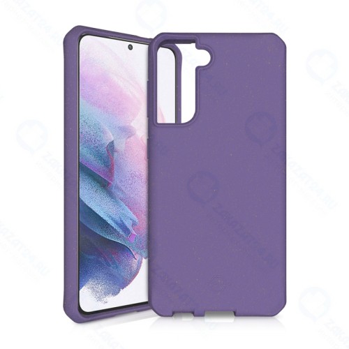Чехол-накладка ITSKINS FERONIA BIO TERRA для Samsung Galaxy S21+, фиолетовый (SG3P-SPBIO-PRPL)