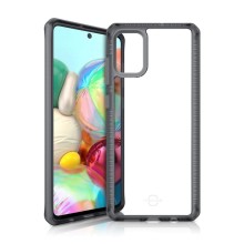 Чехол-накладка ITSKINS HYBRID FROST (MKII) для Samsung Galaxy A71 прозрачный/чёрный (SG71-HYBMK-BKTR) Чехол-накладка ITSKINS HYBRID FROST (MKII) для Samsung Galaxy A71 прозрачный/чёрный (SG71-HYBMK-BKTR)