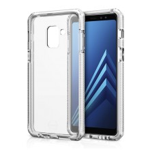 Чехол-накладка противоударный ITSKINS SUPREME CLEAR для Samsung Galaxy A8 (2018) белый/прозрачный Чехол-накладка противоударный ITSKINS SUPREME CLEAR для Samsung Galaxy A8 (2018) белый/прозрачный