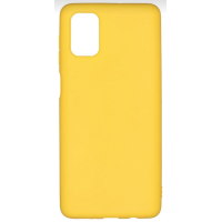 Клип-кейс PERO софт-тач для Samsung M51 жёлтый