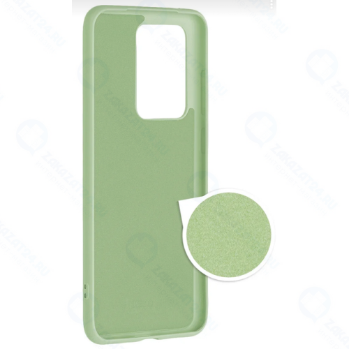 Клип-кейс PERO LIQUID SILICONE для Samsung S20 Ultra зеленый