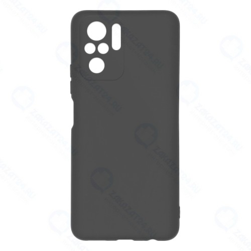 Клип-кейс PERO софт-тач для Xiaomi Redmi Note 10 черный