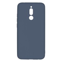 Клип-кейс PERO (Soft-touch) для Xiaomi Redmi 8 синий