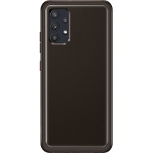 Чехол-накладка Samsung EF-QA325TBEGRU Soft Clear Cover для Galaxy A32, чёрный (EF-QA325TBEGRU)