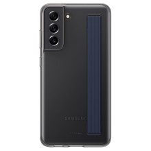 Чехол-накладка Samsung EF-XG990CBEGRU Slim Strap Cover для Galaxy S21 FE, темно-серый оттенок