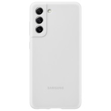Чехол-накладка Samsung EF-PG990TWEGRU Silicone Cover для Galaxy S21 FE, белый