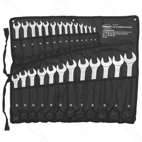 Набор комбинированных ключей AV STEEL AV-031262, 26 предметов