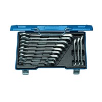 Набор ключей гаечных Gedore 2297418, 8-19 мм, 12 шт., с трещоткой, в пластиковом чемодане 320х210х55 мм