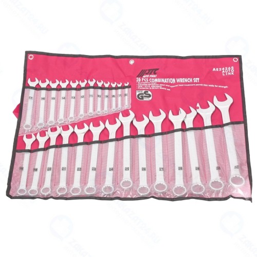 Набор ключей JTC JTC-AE2426S, комбинированных, 6-32мм, 26 предметов