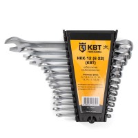 Набор гаечных комбинированных ключей КВТ НКК-12 (6-22)