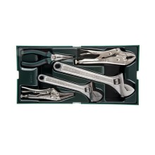 Набор ключей SATA 9909, разводные+щипцы, 5 предметов