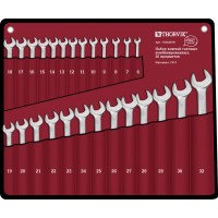 Набор гаечных ключей Thorvik W3S26TB комбинированных, 6-32 мм, 26 предметов