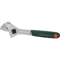 Ключ разводной Jonnesway W27AT8 эргономичный с пластиковой ручкой, 0-24 мм, L-200 мм