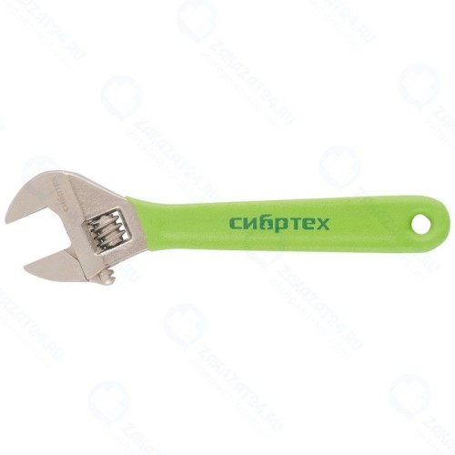 Ключ разводной СИБРТЕХ 15529, 375 мм, никелированный