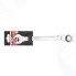 Комбинированный гаечный ключ 19мм, трещотка, CrV, шарнирный, зерк.хром, MATRIX 14871