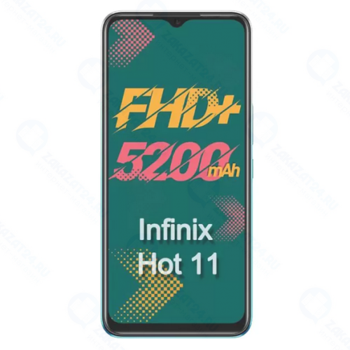 Смартфон Infinix HOT 11 4/128GB Черный