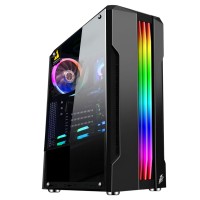Корпус 1STPLAYER RAINBOW R3-A ATX 1x120mm LED TG (R3-A-1R1)