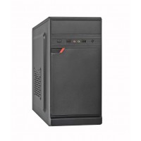 Корпус Minitower ExeGate BAA-106 Black, mATX, (AAA350, 80mm), 2*USB, Audio