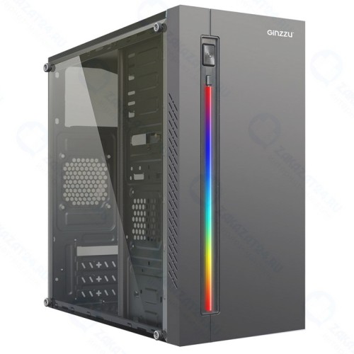 Корпус Ginzzu D370 RGB Window