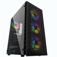 Корпус Powercase Mistral Z4С Mesh LED CMIZ4C-L4