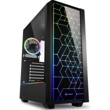 Корпус Sharkoon LIT 100 RGB led Black ATX