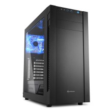 Корпус Sharkoon S25-W blue led чёрный