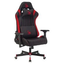 Кресло геймерское A4Tech Bloody GC-950 черный/красный текстиль/эко.кожа крестовина металл