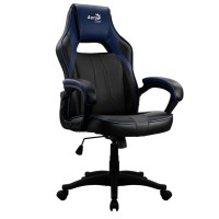 Кресло геймерское Aerocool AC40C AIR Black Blue , черно-синее, до 125 кг, ШxДxВ : 64x67x111-119 см