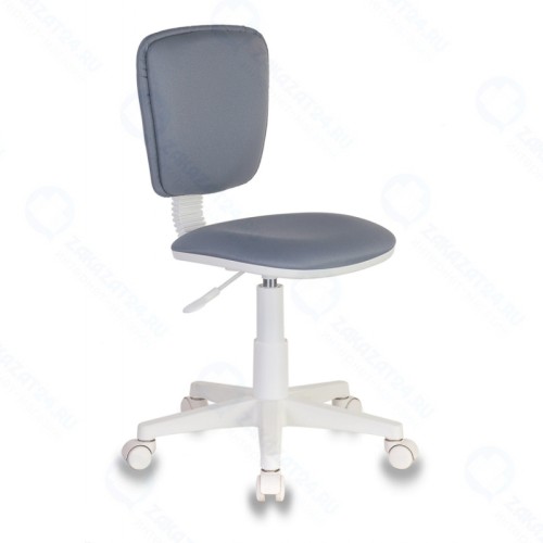 Кресло детское Бюрократ CH-W204NX/15-48 серый 15-48 (пластик белый)