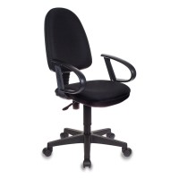 Кресло для персонала Бюрократ CH-300/BLACK черное, ткань 3C11