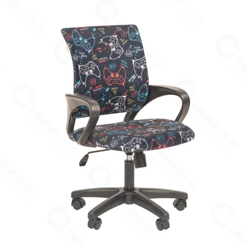 Кресло детское Chairman Kids 103 Россия ткань GAME (чер)