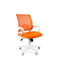 Кресло для персонала Chairman 696 Россия белый пластик TW-16/TW-66 оранжевый