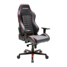 Кресло геймерское DXRacer Drifting чёрно-красное (OH/DJ133/NR, эко кожа, винил, регулируемый угол наклона, механизм качания)